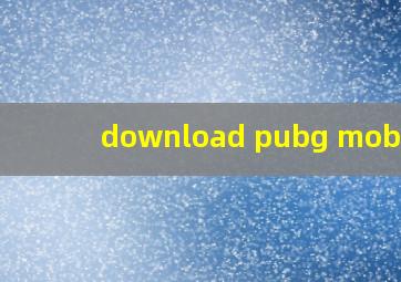 download pubg mobile